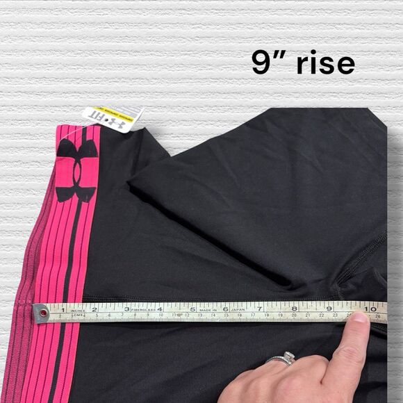 Under Armour - UA Heatgear Alpha - Mid 5" - Women's - Small- NWT Black Pink - Picture 5 of 7